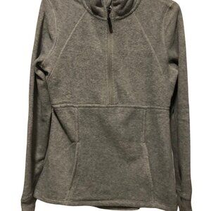 Zelos Gray Fleece Half Zip Pullover Jacket Womens Sz S NEW NWT